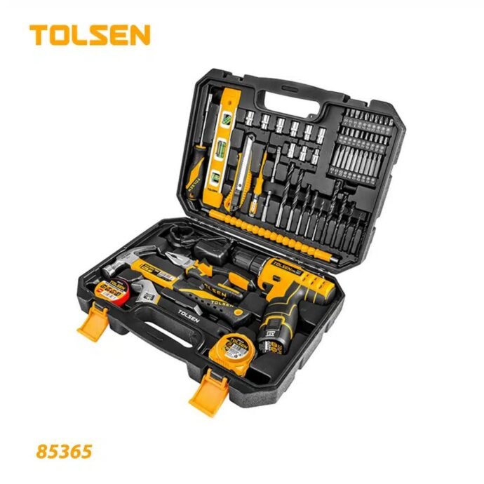 Caisse a outils – kit visseuse 12V 65PCS TOLSEN