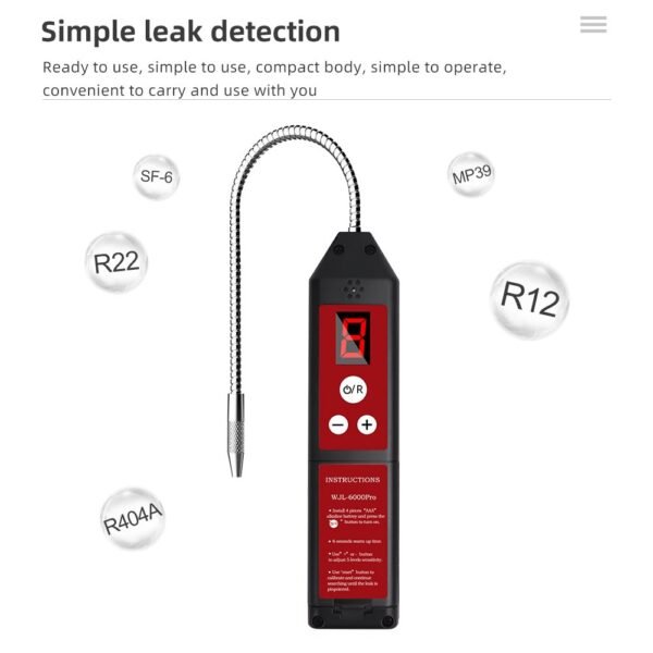 DETECTEUR DE FUITE DE GAZ