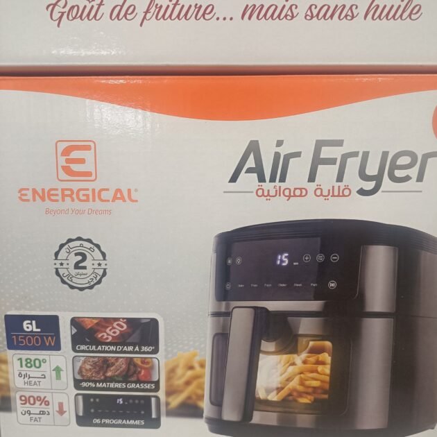 Air fryer 6L قلاية هوائية 
ENERGICAL
