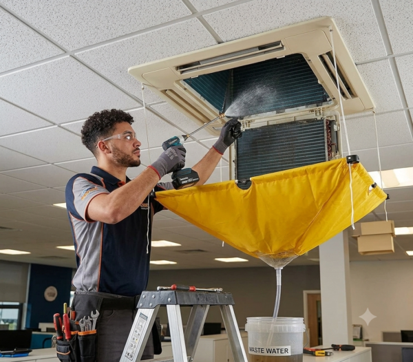 Housse de nettoyage pour climatiseur central