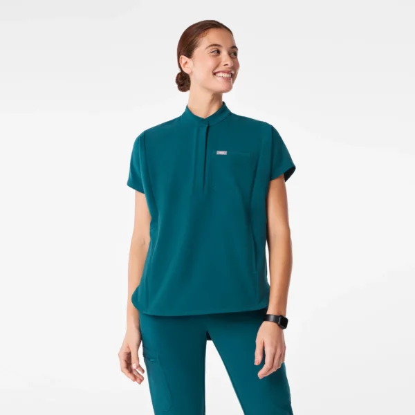 Montex Relaxed Scrub Top red — image 6