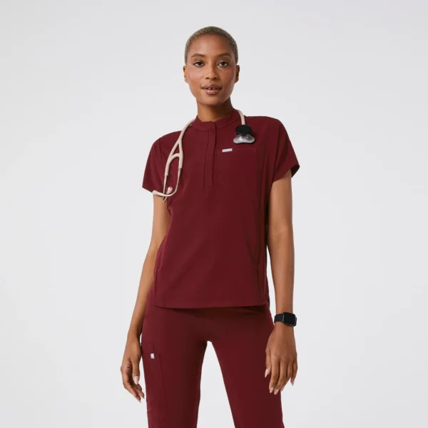 Montex Relaxed Scrub Top red — image 5