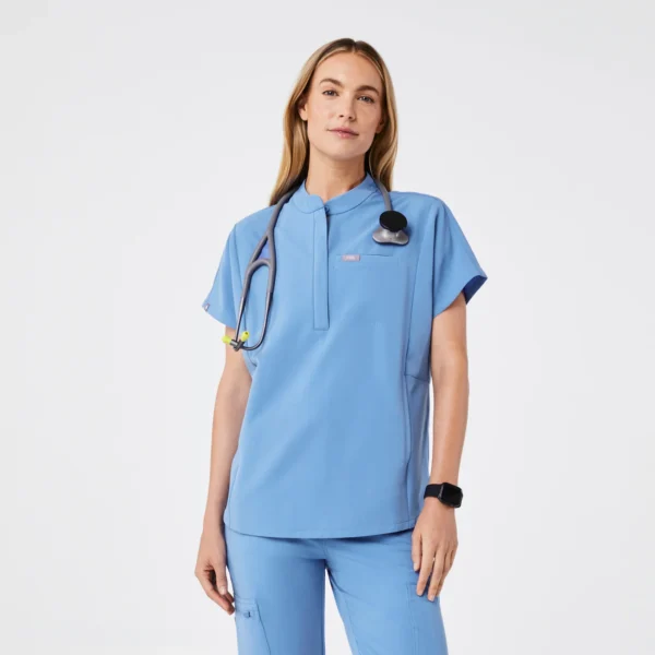 Montex Relaxed Scrub Top red — image 4